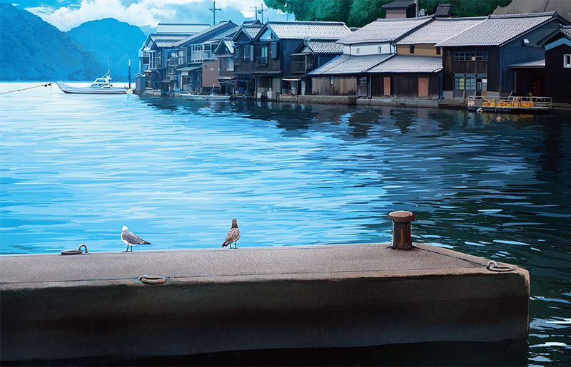 [正版]次元突破 照片加工插画场景 鲑腹须 照片变插画 photobash CG插画场景教程书 动画风插画背景 原画插高清大图