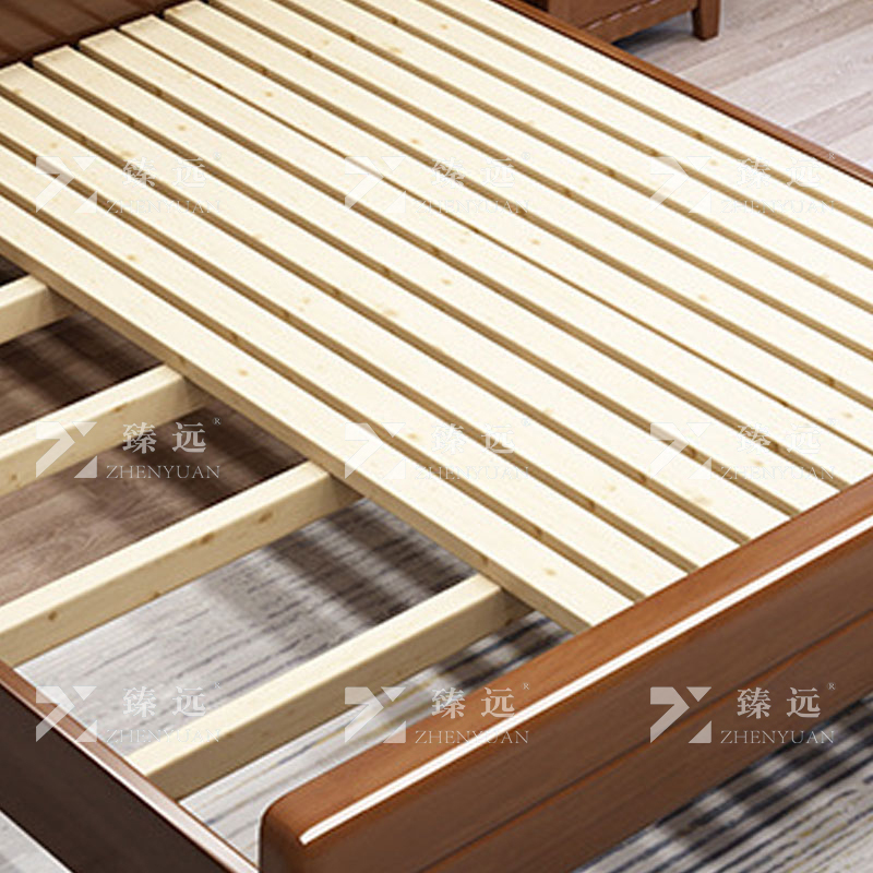 臻远 ZY4031127 实木床宿舍家具1.8米双人床含一个床头柜