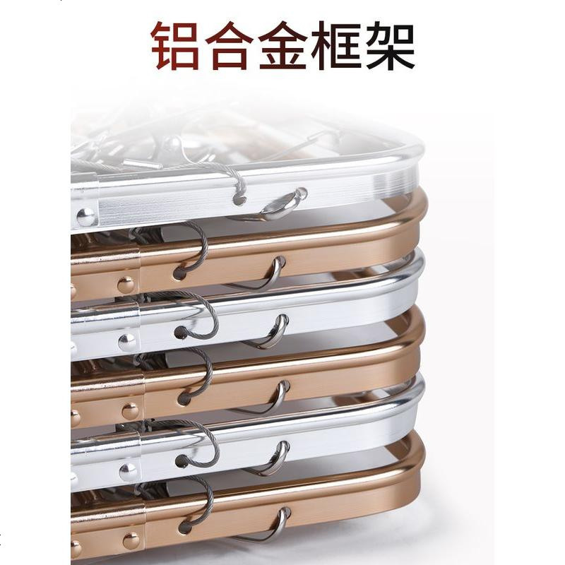 多夹子晾衣架铝合金家用凉神器挂内衣的挂钩架子袜多功能晒袜子夹
