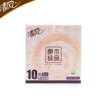 清风抽纸BR38A6 原木纯品系列 抽取式面巾纸2层小规格150抽*10包/提 6提/箱(整箱销售)