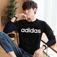 Adidas阿迪达斯正品T恤男2019秋季新款运动服宽松上衣薄款长袖EI5647