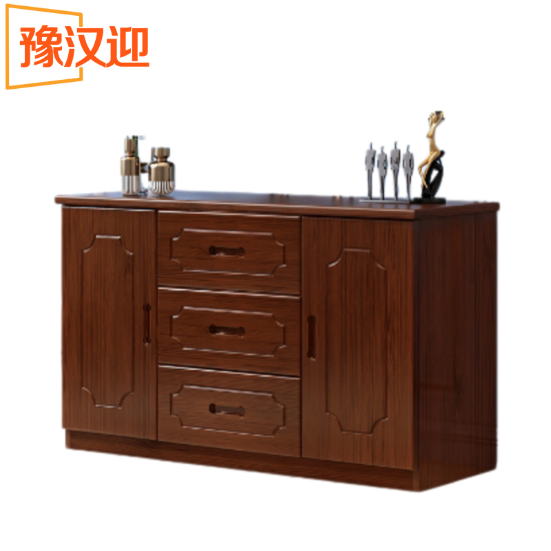 豫汉迎家用木质餐边柜高清大图