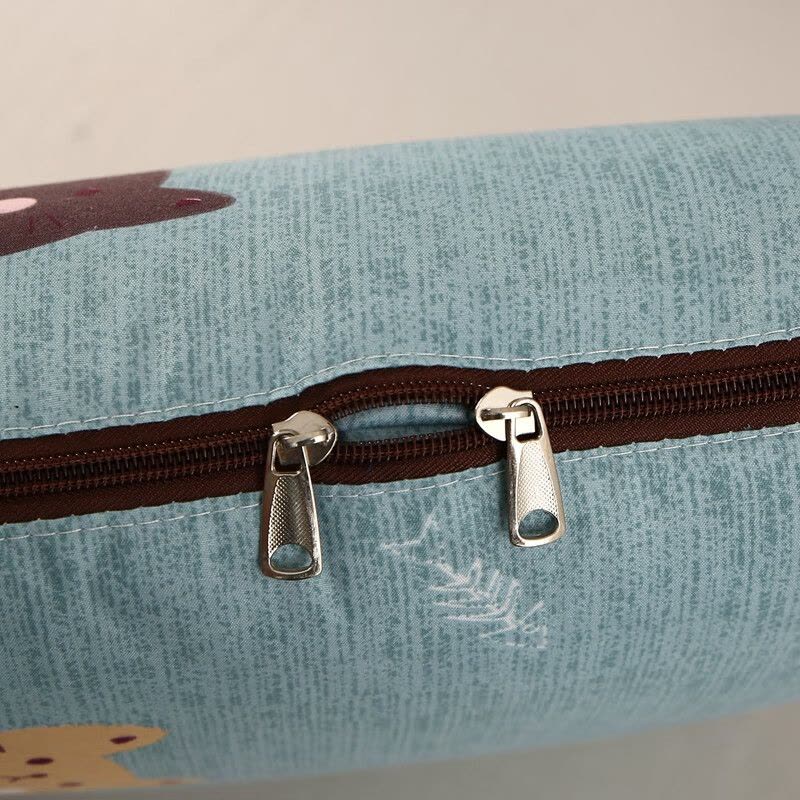 约克罗兰 卡通可爱印花抱枕被二合一靠垫抱枕磨毛小被子 萌萌喵 40*40cm 打开100*150cm图片