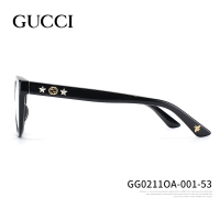 GUCCI古驰眼镜女 倪妮同款近视眼镜框 金属logo板材眼镜架GG0211