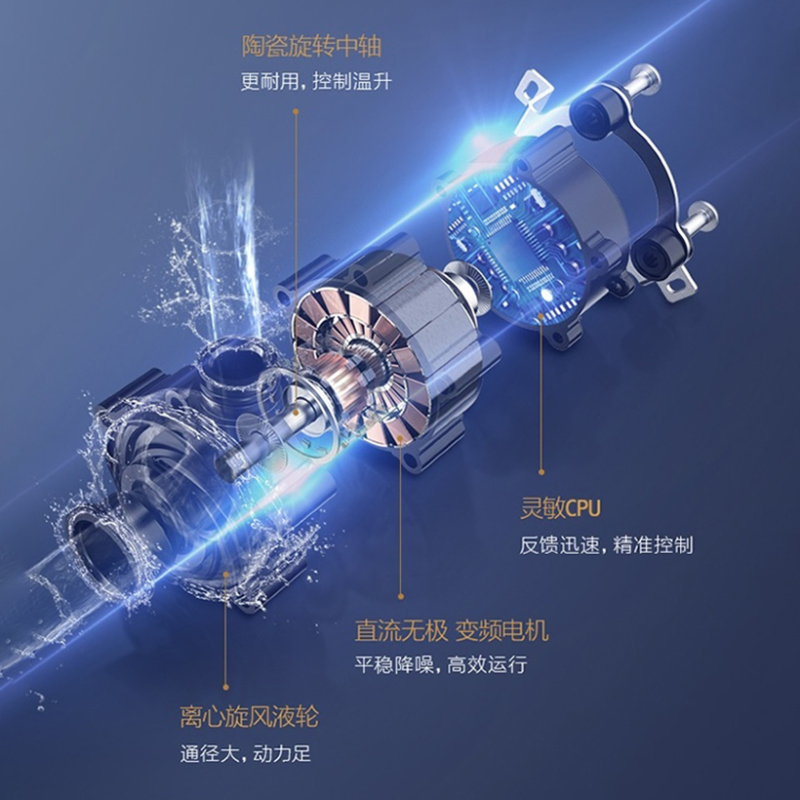 华帝(vatti)16升零冷水燃气热水器 全玻璃屏智能防冻 增压瀑布浴 天然气(升级WiFi智控)i12070-16