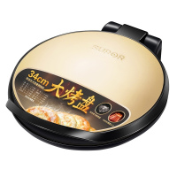 苏泊尔（SUPOR）JJ34A40-150机械式电饼铛 煎烤机上下盘单独加热 烤肉烤饼机 可丽饼机烙饼机家用不沾涂层牛排