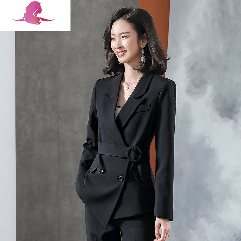 艳如飞白色西装女套装气质女范职业高端韩版英伦风时尚小西服外套正装