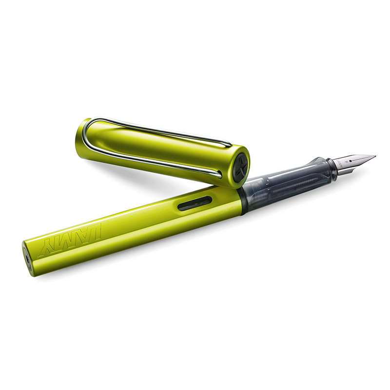 凌美(LAMY)Al-star恒星系列钢笔限量版电光绿色F尖