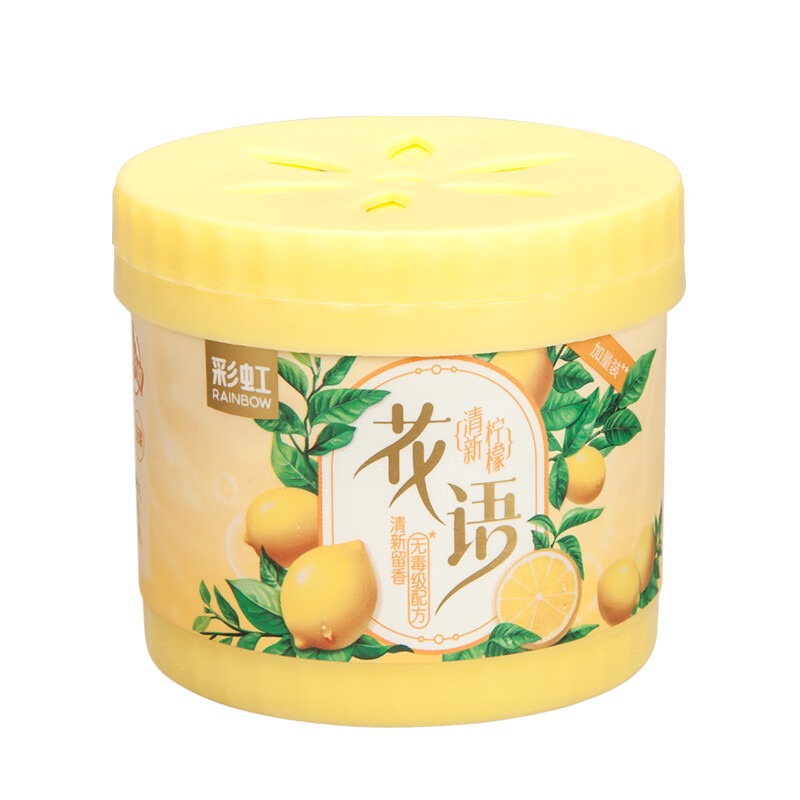 彩虹固体清香剂清新柠檬5罐装 R6301N-5_