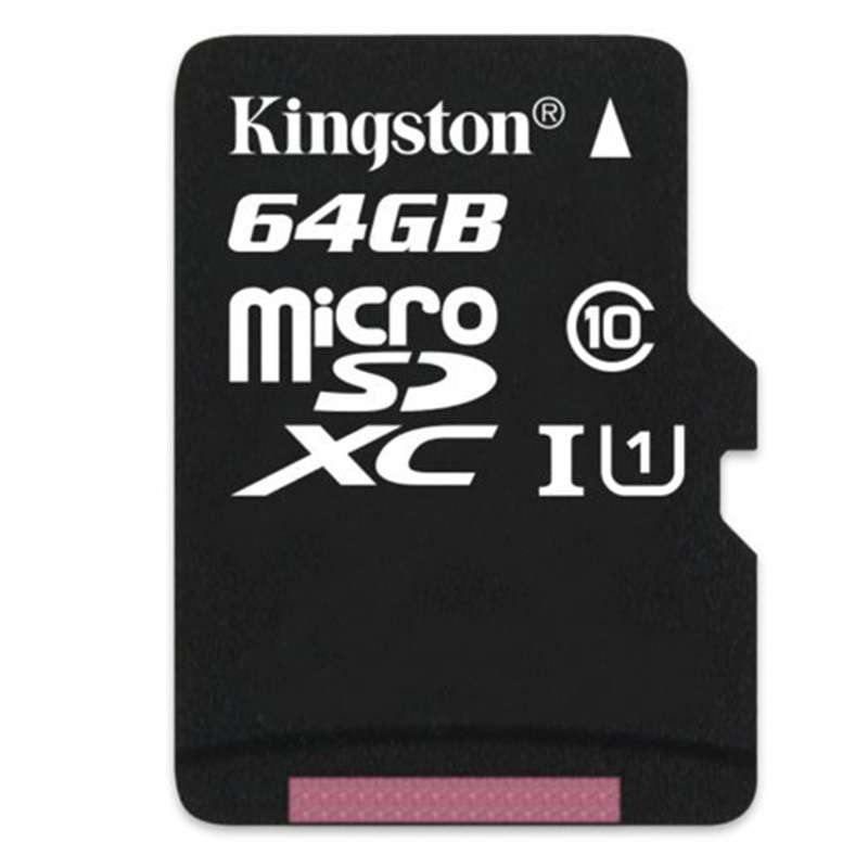 金士顿(Kingston) TF存储卡MicroSD 64GB(Class10) 读80MB/S,CLASS 10