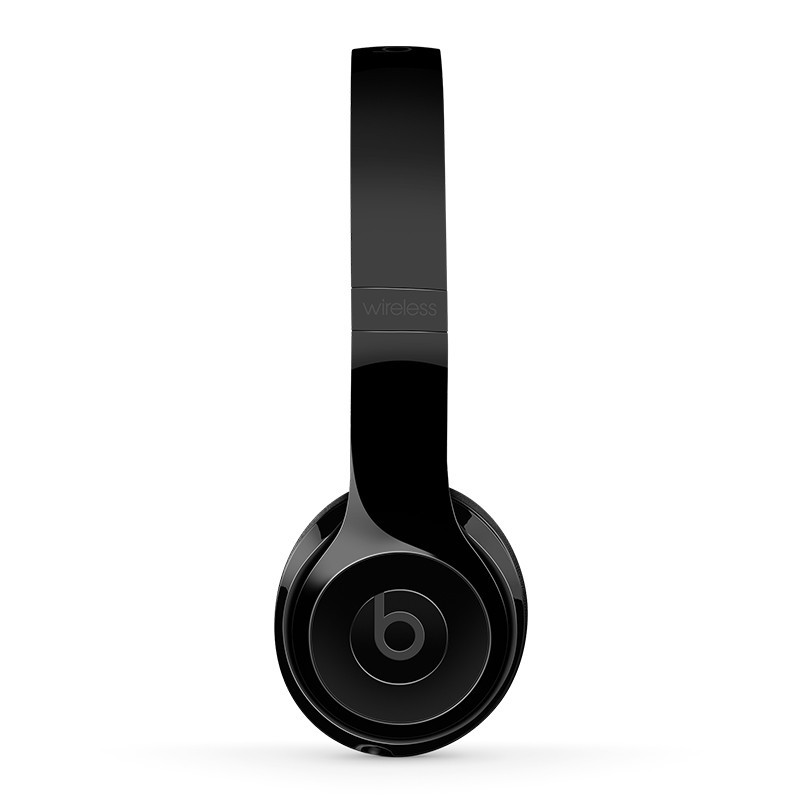 Beats Solo3 Wireless 无线蓝牙耳机 头戴式蓝牙耳机 带麦可通话跑步运动耳机 炫黑色