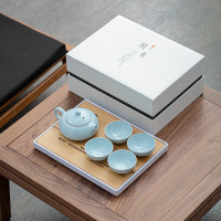 兰台 清新·天(汝釉)茶具