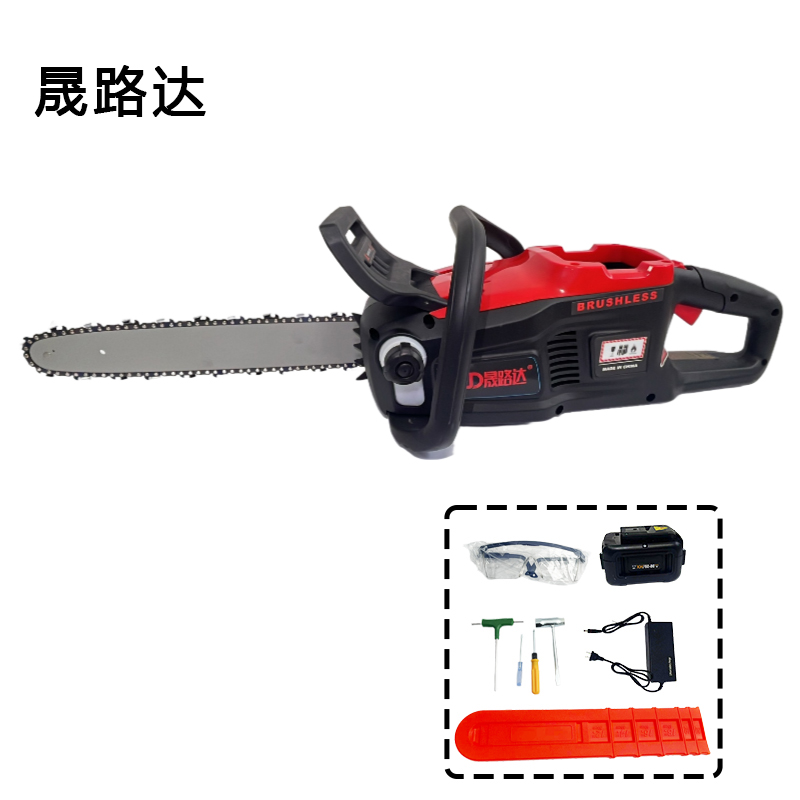 晟路达 锂电电锯16寸42V SL-DJ16 5AH42V一电一充 台