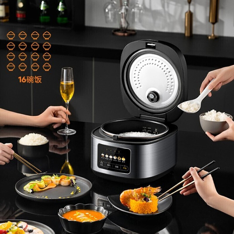 美的(Midea)电饭煲 家用电饭锅2-6人大容量 前置大面板 [容量5L]智能预约多功能煲汤煮米饭 MB-RE529
