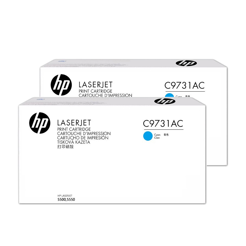 惠普(HP)LaserJet C9731AC 青色硒鼓 645A(适用LaserJet 5500 5550)(单位:件)