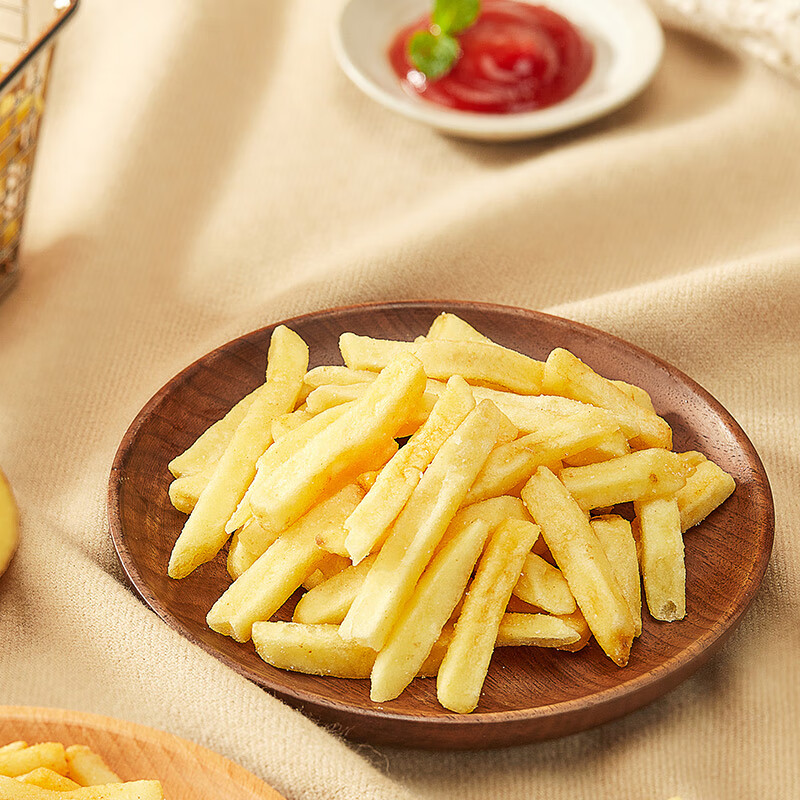 Calbee牌佳可比淡盐味薯条(膨化食品)-75克*2盒高清大图