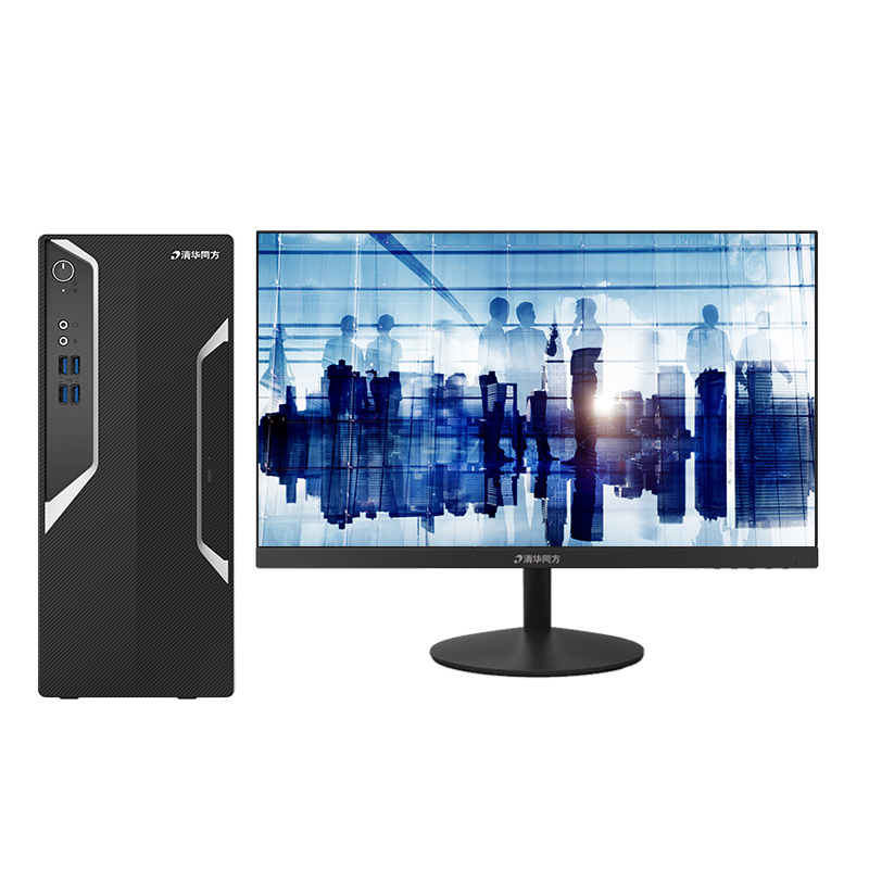 清华同方(THTF)超越E500-91156商用台式机 I5-6500/8G/1TB/DVD-RW/19.5寸/三年上门