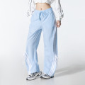 阿迪达斯（adidas）三叶草女裤新款运动裤跑步健身训练裤透气休闲卫裤时尚长裤KF9615 ZP L KR8706/浅蓝