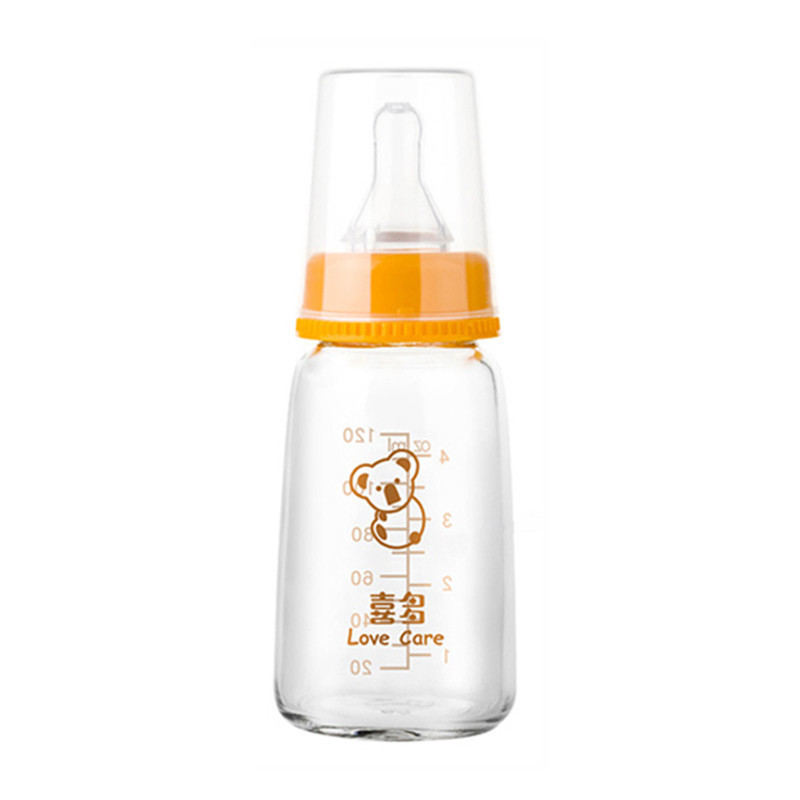 喜多一般口径方型玻璃奶瓶S120ml-H10001