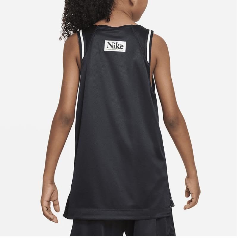 NIKE耐克背心运动休闲速干透气双面穿大童篮球上衣FD4010-010 D图片