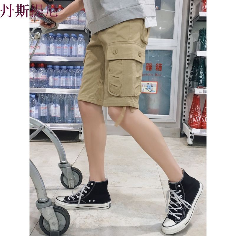 短裤男工装五分裤夏季韩版潮流男士宽松休闲七分中裤子7分大裤衩