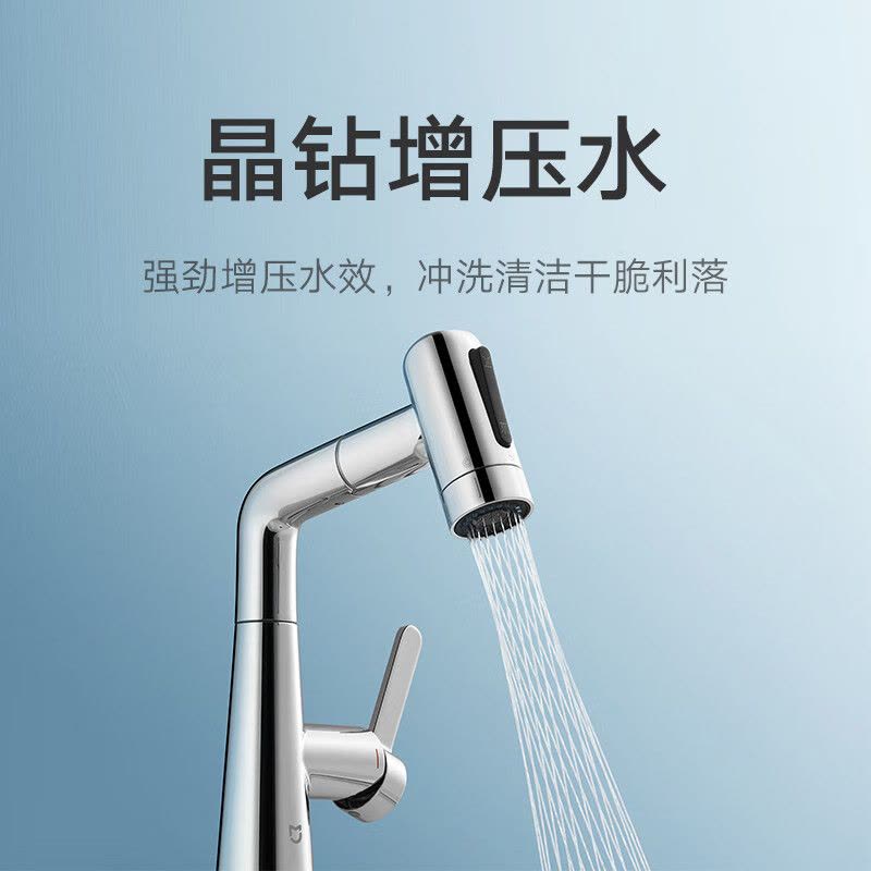 [官方旗舰店]小米 米家抽拉式面盆龙头S1 冷热水家用水龙头卫生间浴室台盆防溅洗手池水槽图片