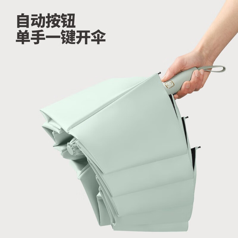 美度全自动三折黑胶太阳伞晴雨两用遮阳伞防雨伞M3312颜色随机高清大图