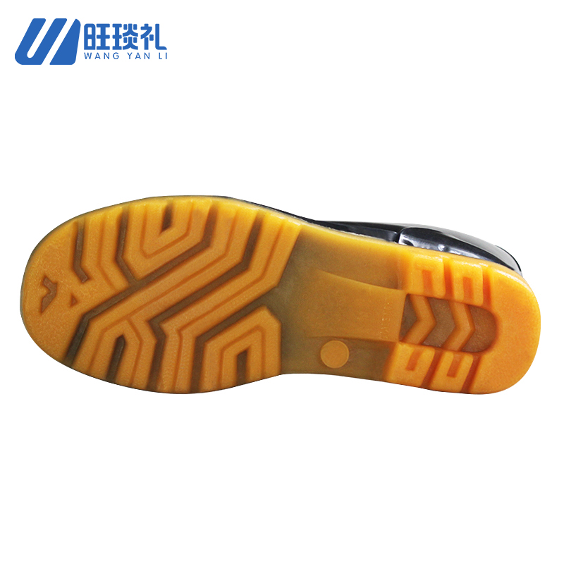 旺琰礼 防水胶靴 黑色 棉(36-46)可选/双高清大图