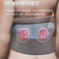 德国康仕坦(Konstan)腹部按摩器腰部按摩器揉腹仪揉肚子自动腹胀便秘胀气按摩仪豪华白色款(液晶触控)F1