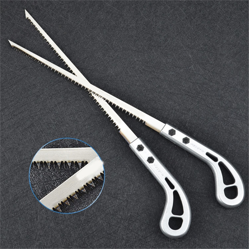 迷你木工锯小手锯理线家园林园艺锯伐木拉花树枝锯快速家用手板锯子