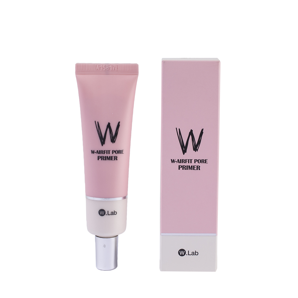 W.Lab韩国进口粉色妆前乳隔离霜35g Wlab水润服帖毛孔隐形自然提亮不浮粉 粉底/遮瑕高清大图
