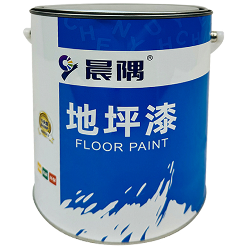 晨隅丙烯酸地坪漆蓝4kg/桶高清大图