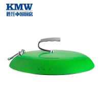 KMW炒锅绿鼎炒锅(苹果绿)Gpotl11-10 304不锈钢 绒光工艺 创新支架可立锅盖 炫彩易洁 锅具32cm炒锅