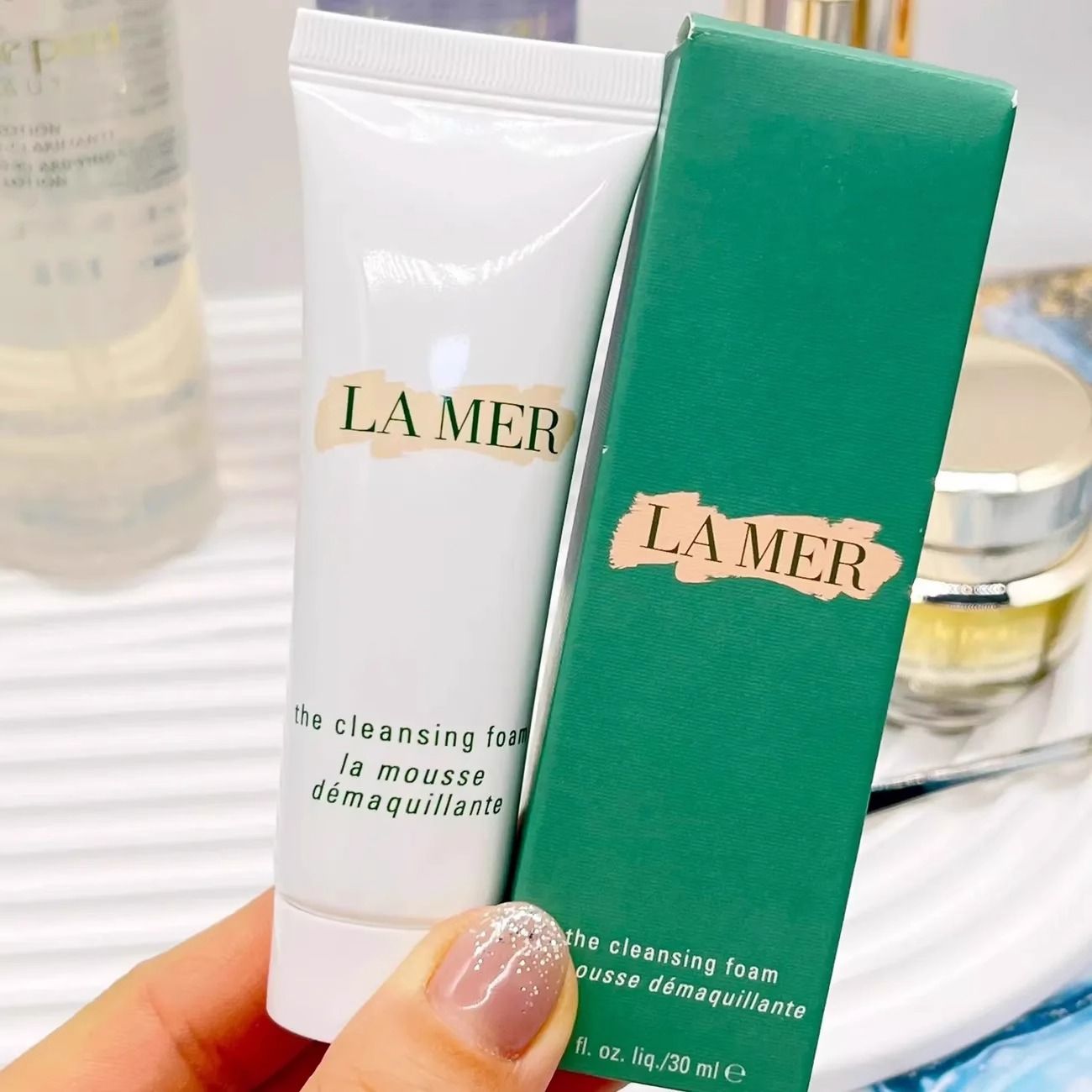 海蓝之谜(LA MER)洁面30ml小样*3瓶 净透舒缓深层清洁保湿控油温和洁面乳高清大图