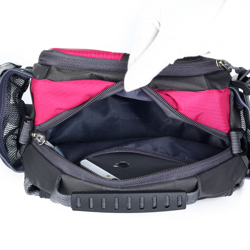 户外运动跑步腰包男多功能大容量水壶腰包女登山收银旅游防水单肩