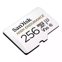 闪迪(SanDisk)256GB TF卡 行车记录仪存储卡/安防监控专用内存卡Micro SD卡高度耐用U3/V30