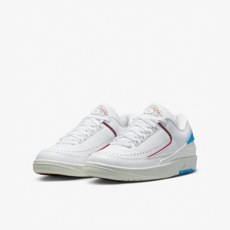 nike耐克air jordan low aj2 女白蓝乔2复古低帮篮球鞋dx4401-1