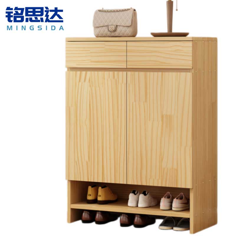 铭思达木质鞋柜木质鞋柜高清大图
