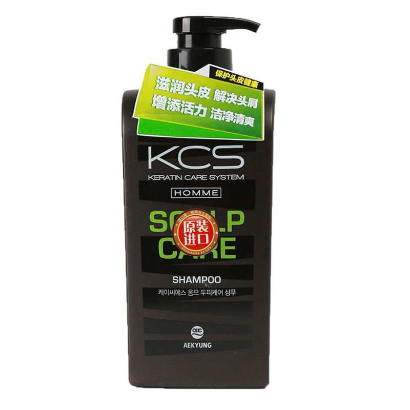 爱敬KCS可希丝男士洗发香波（头皮护理型）劲爽薄荷550ml