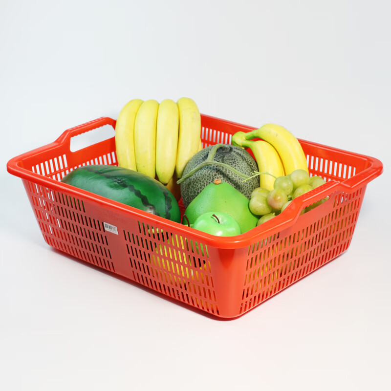 富诚行 24号 350*265*105mm 沥水篮 红色 (计价单位:个)