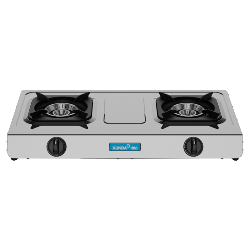 迅达T2不锈钢台式双灶猛火天然气