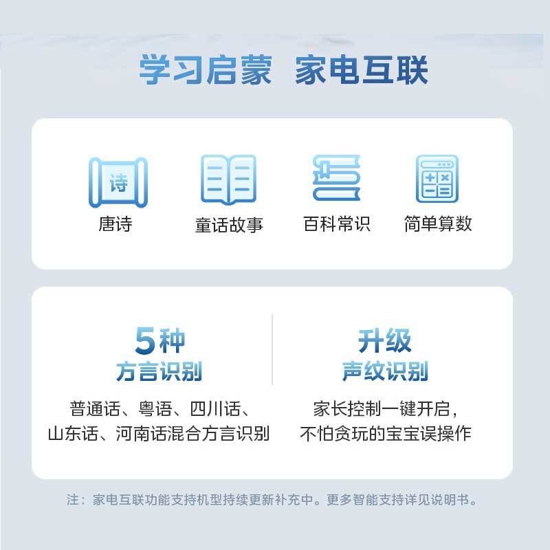 美的(Midea)儿童空调艾莎1匹变频冷暖1级节能防直吹无风感智能语音挂机KFR-26GW/BDN8Y-ET200(1)