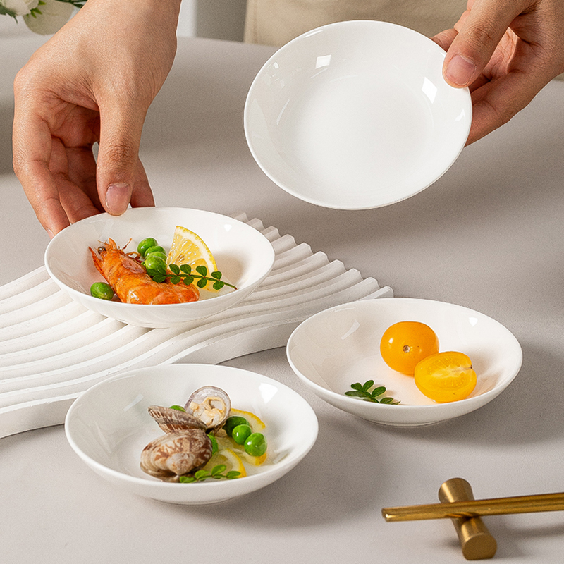 北国风光 骨瓷4英寸盘碟TS-BC-4英寸 个高清大图