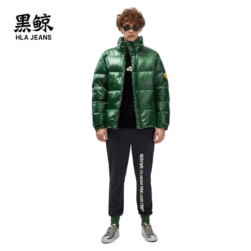 黑鲸hlajeans多色立领羽绒服