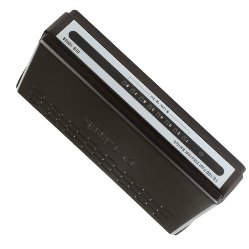 D-LINK 交换机 DES-1008A 100Mbps 8个端口