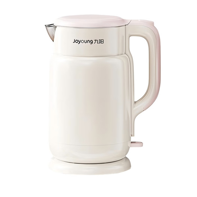 九阳(Joyoung)烧水壶热水壶电水壶1.7L 双层隔热304L不锈钢开水壶K17FD-W6318