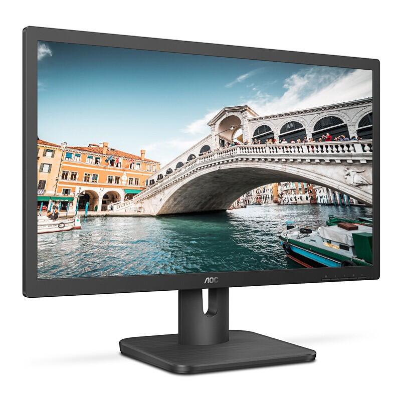 冠捷(AOC)21.5寸显示器 低蓝光爱眼不闪屏IPS VGA+HDMI接口 可壁挂 22E2H