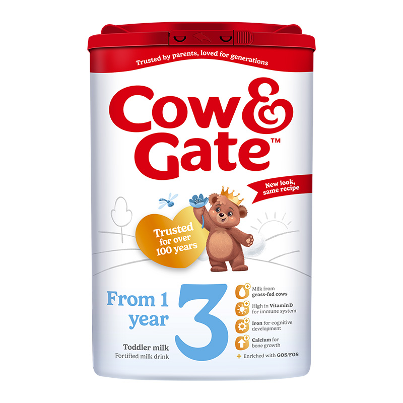 保税区发货新日期 英国牛栏Cow&Gate 婴幼儿配方奶粉3段1-2岁