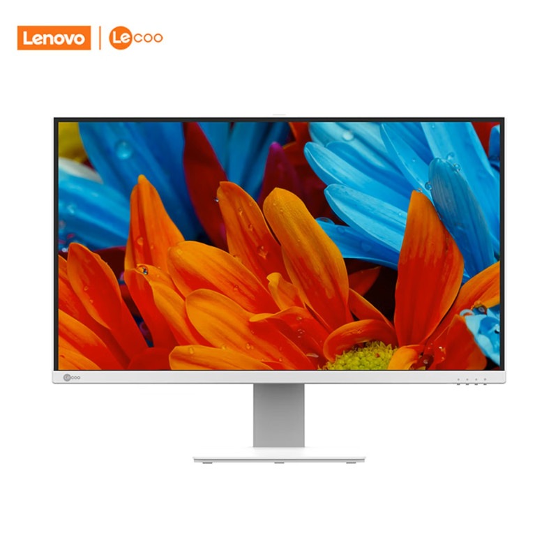 联想(Lenovo)来酷2888 Lecoo一体台式机电脑27英寸(R5-3500U 16GB内存 512G SSD 无线键鼠 正版win11) 白色高清大图