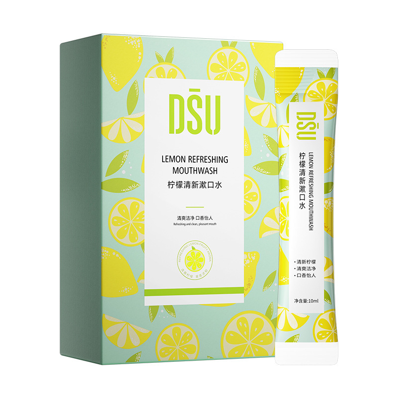 [3盒]新包装 随机 薄荷漱口水盒装条状口腔清洁漱口液一次性便携式清新女生男生通用 官方正品高清大图